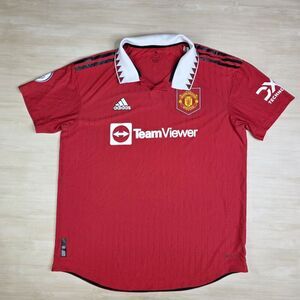 Adidas 22/23 Manchester United Home‎ Authentic Jersey Men’s H13889 Size XL